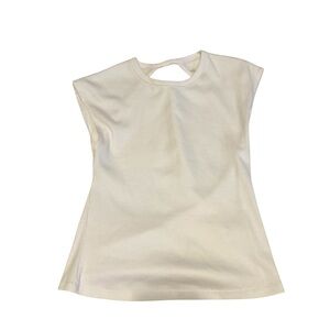 Zara Cream Short Sleeve Tee